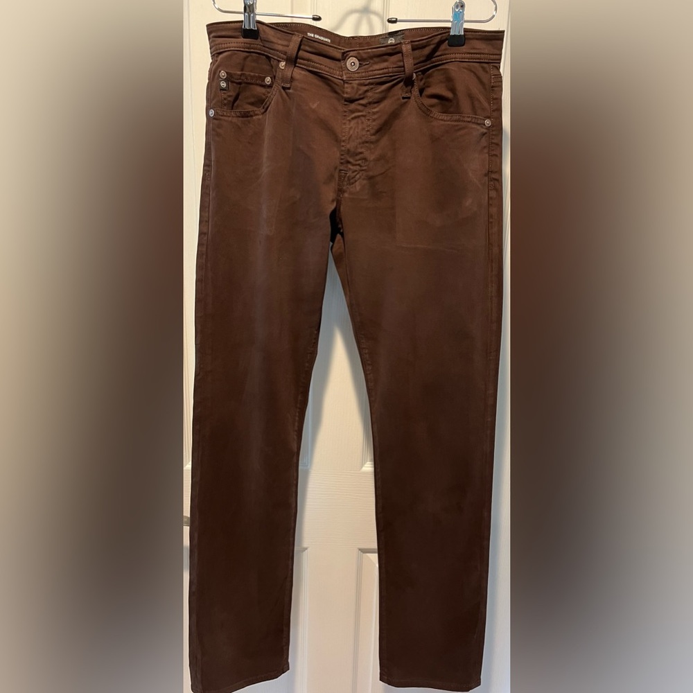 AG Graduate Sueded Tailored Leg Jeans. 32X34